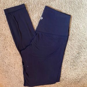 Navy blue align legging 25”.